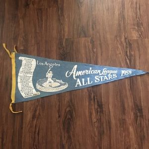 LA Dodgers vintage Felt Pennant